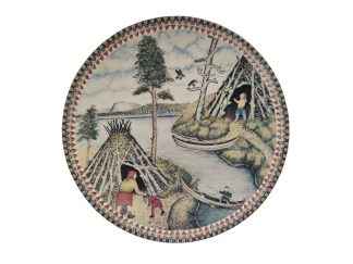 Arabian Lappi-sarjan seinälautanen