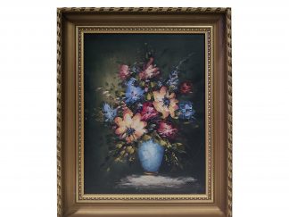 Kukka-teemainen Russo maalaus