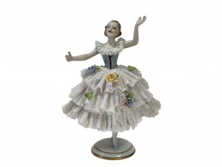 Vintage balleriina posliinifiguuri