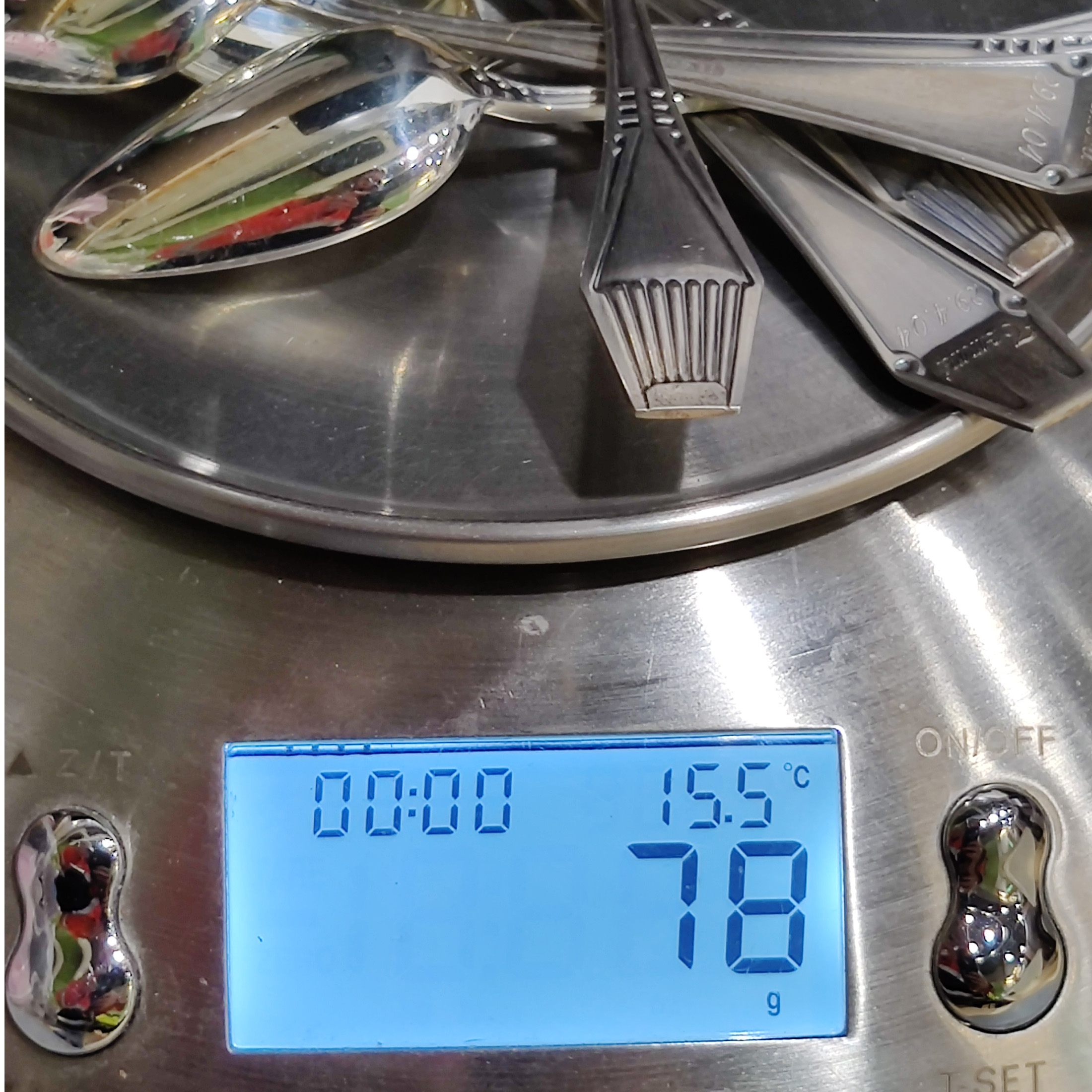 Suomalainen kahvilusikka 6 kpl, 830 hopeaa - 3