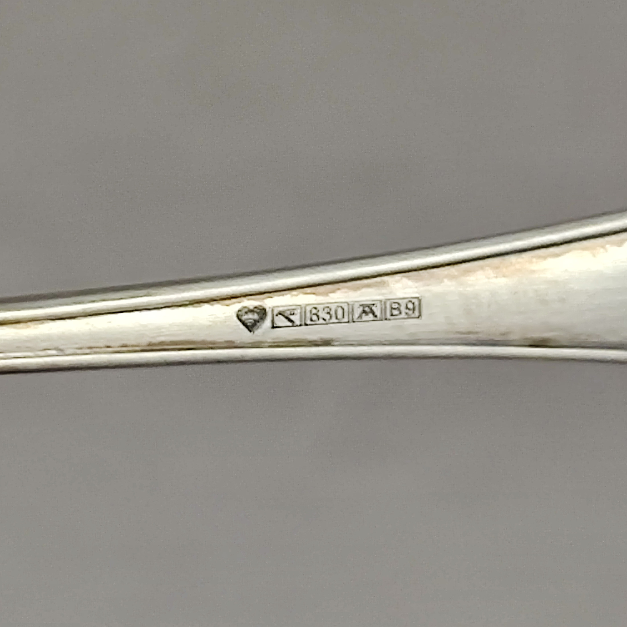 Suomalainen kahvilusikka 6 kpl, 830 hopeaa - 2