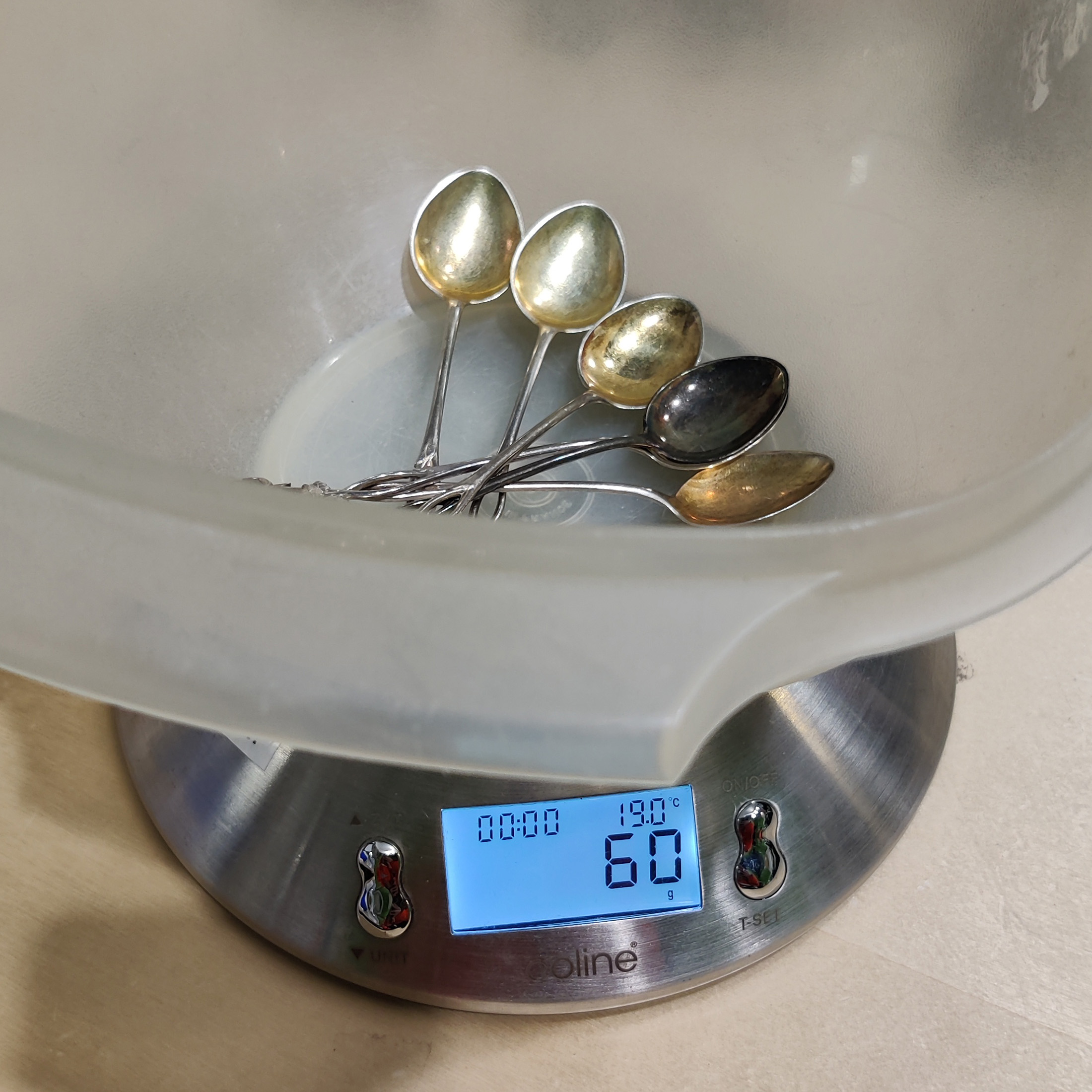 Hopeiset ruusu kahvilusikat, 6 kpl – 830 hopeaa - 6