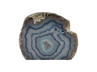 Akaatti geodi jalokivi koriste