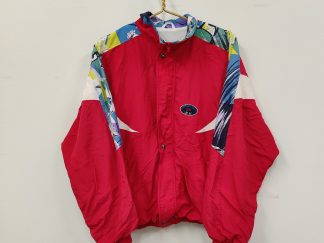 Vintage punainen verkkatakki HW Company