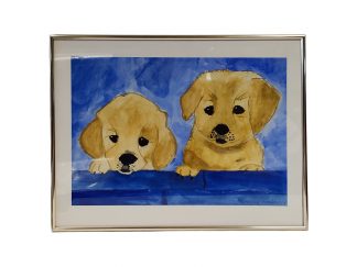 Koirat taulu - Viola Pitkänen