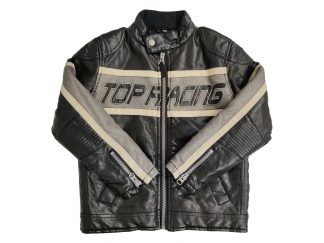 Lasten tekonahkatakki “Top Racing”