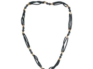 Hematite bead necklace