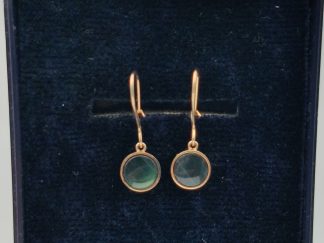 Kultaiset 14k (585) korvakorut spektroliitti