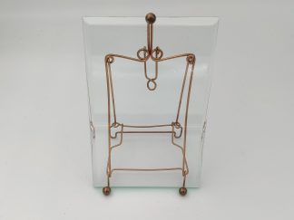 Metallirakenteinen valokuvakehys 1900-luvun alusta