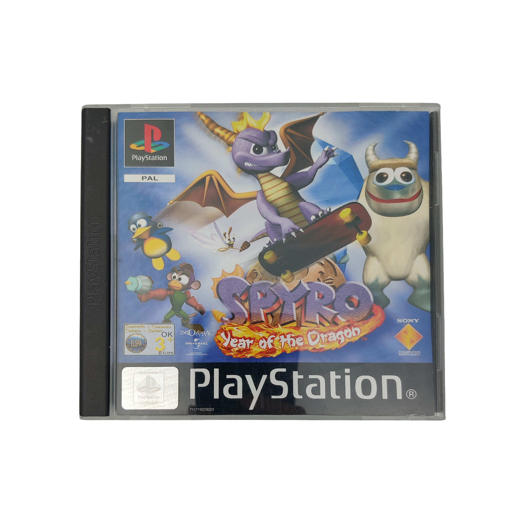 Spyro: Year of the Dragon -peli PlayStation 1