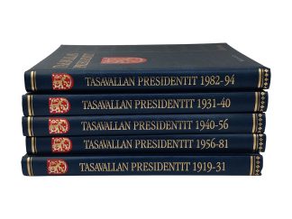 Tasavallan presidentit -kirjasarja 5 osaa, Weilin+Göös